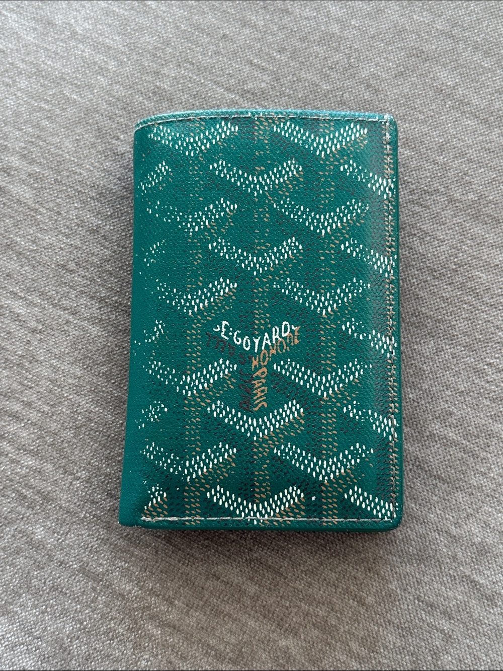 Goyard Green Men Wallet